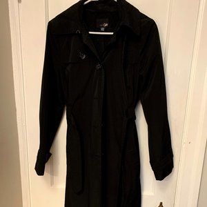 Black trench coat